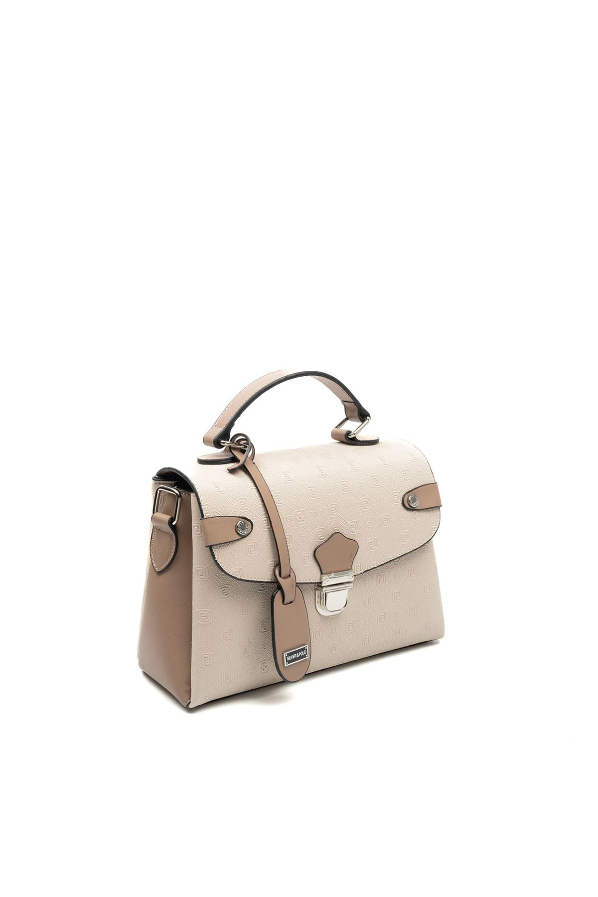 Silver Polo SP1159 Kadın El Çantası Fashion Bej-Latte