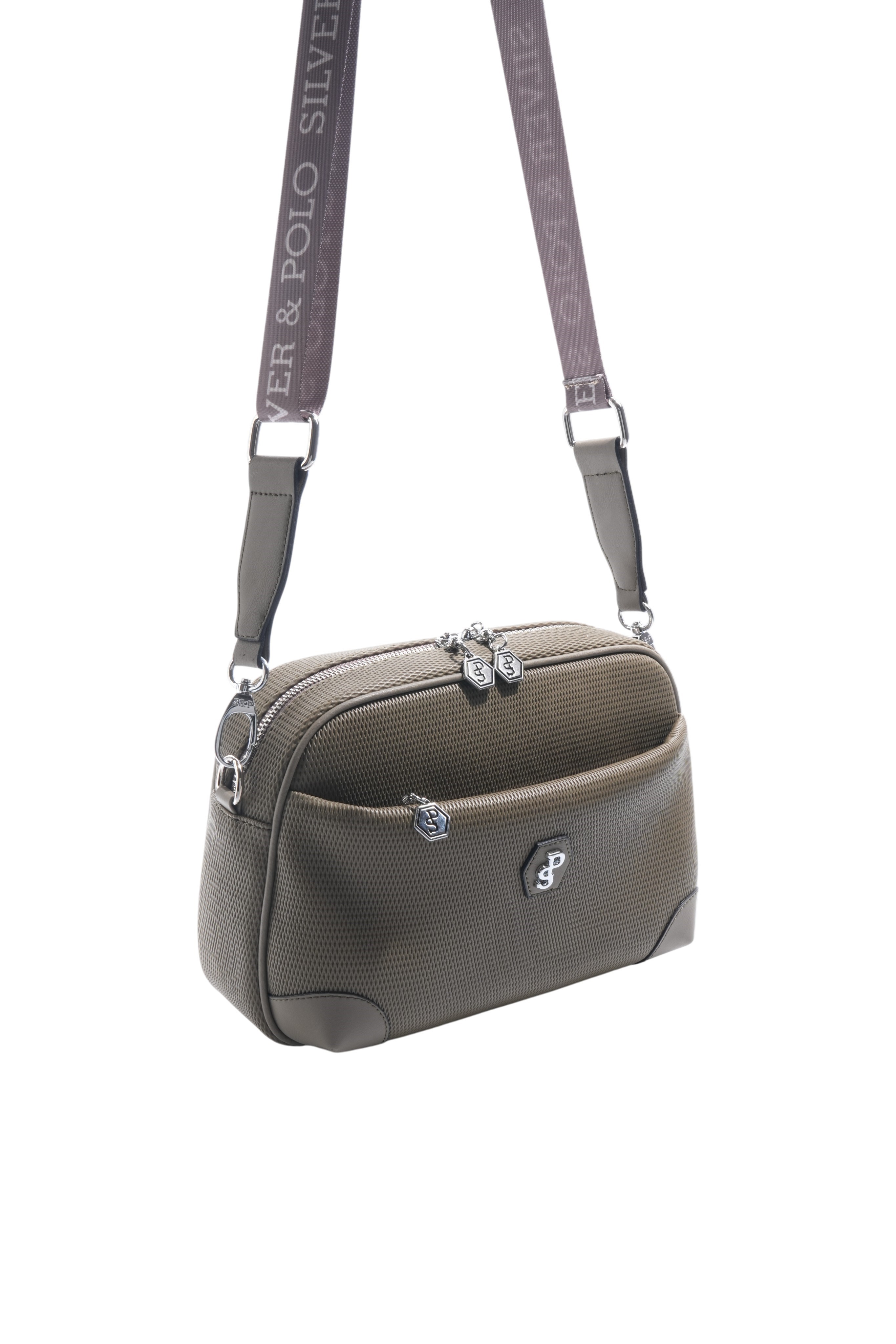 Silver Polo L.Haki - Y.Yeşil Petek Kadın Çapraz Çanta SP1094