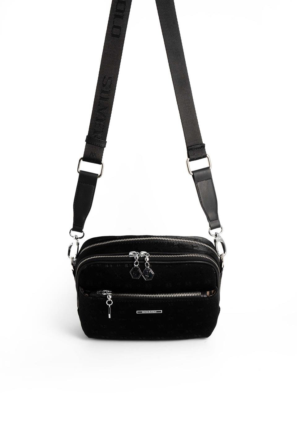 Silver Polo SP1162 Kadın Çapraz Çanta Fashion Siyah-Siyah