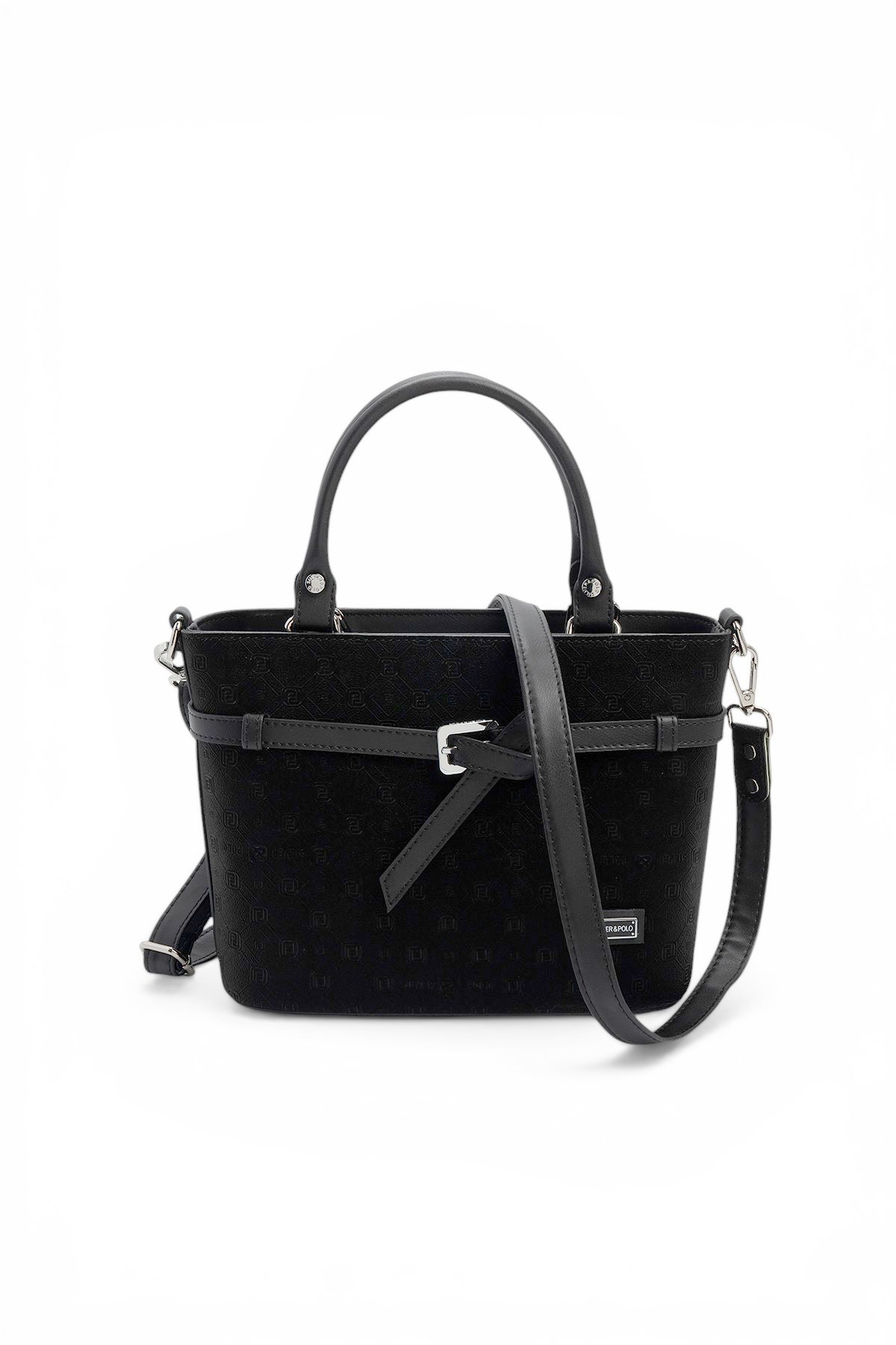 Silver & Polo SP1283 Kadın El Çantası Fashion Siyah-Siyah