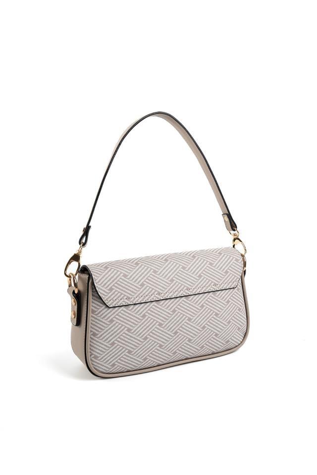 Silver & Polo SP1179 Kadın Omuz Çantası Ç.Örgü Bej-Kum