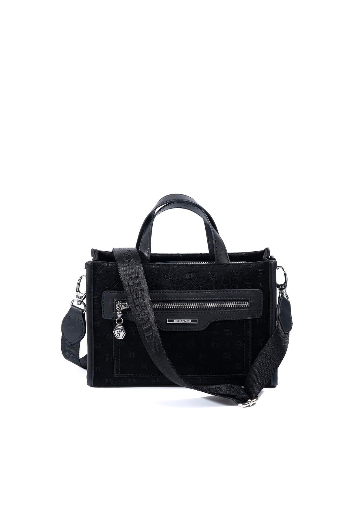 Silver & Polo SP1271 Kadın El Çantası Fashion Siyah-Siyah