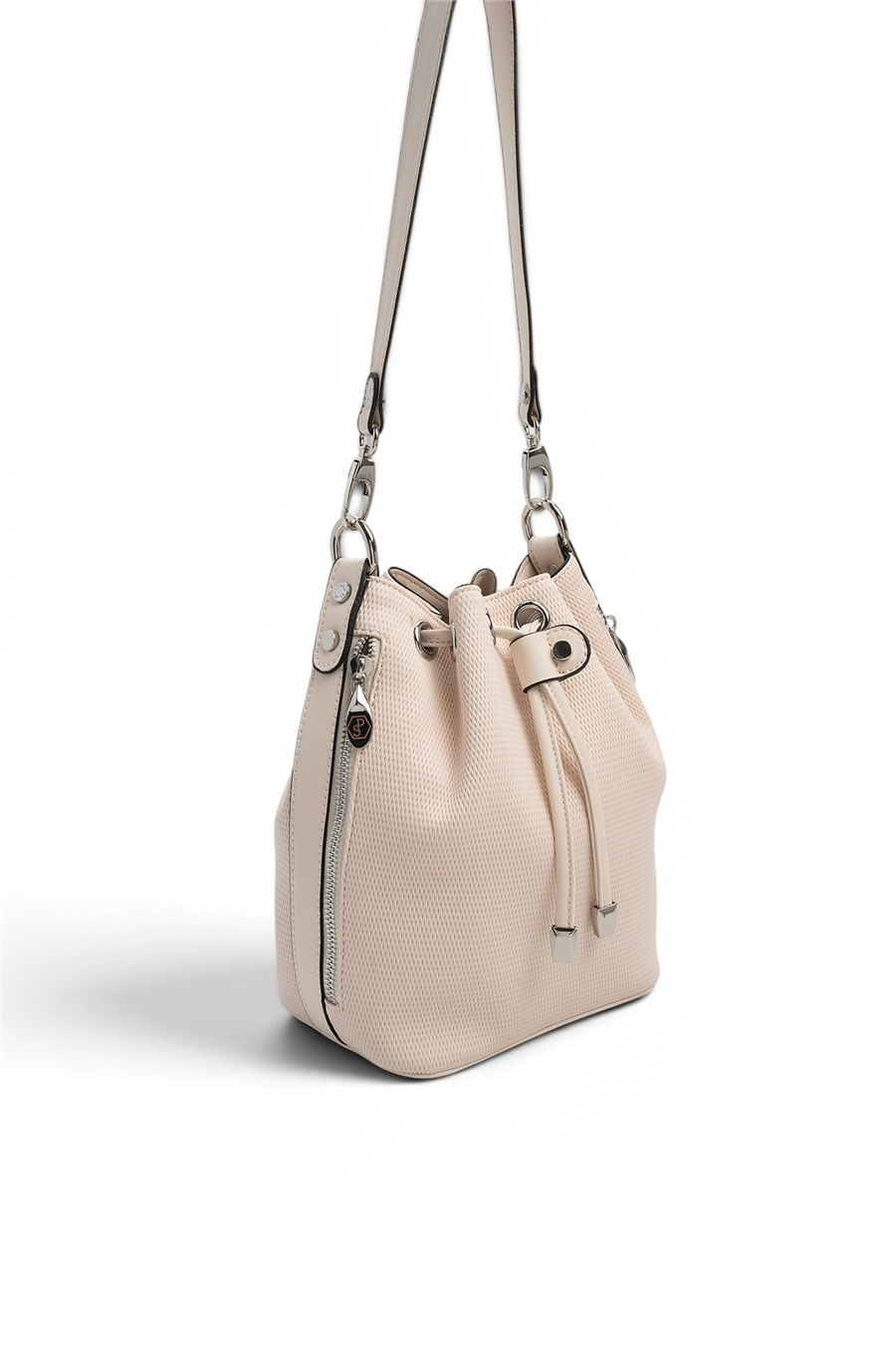 Silver & Polo SP1137 Kadın Omuz Çantası Petek Bej-Bej