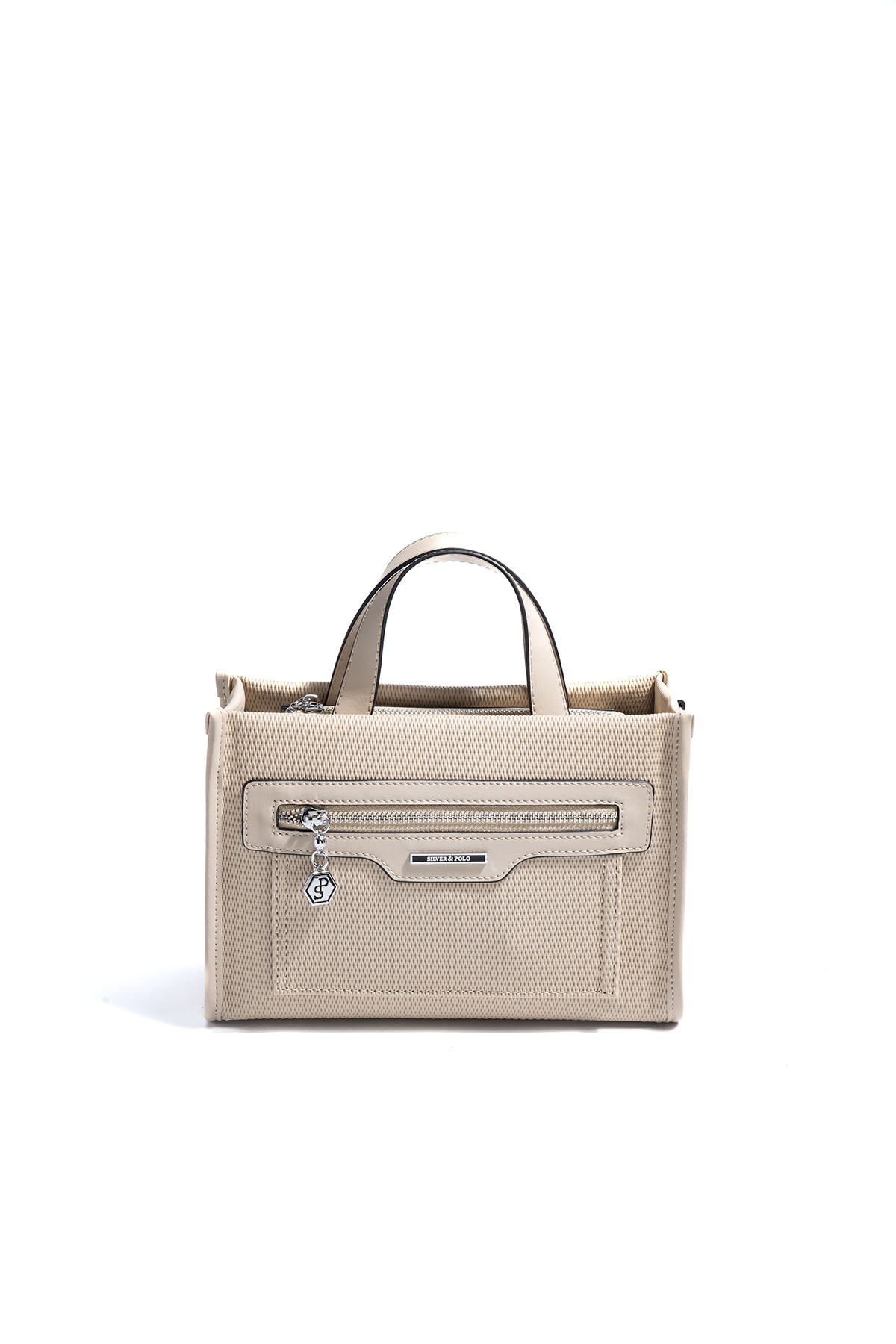Silver & Polo SP1271 Kadın El Çantası Petek Kum Beji-Kum Beji