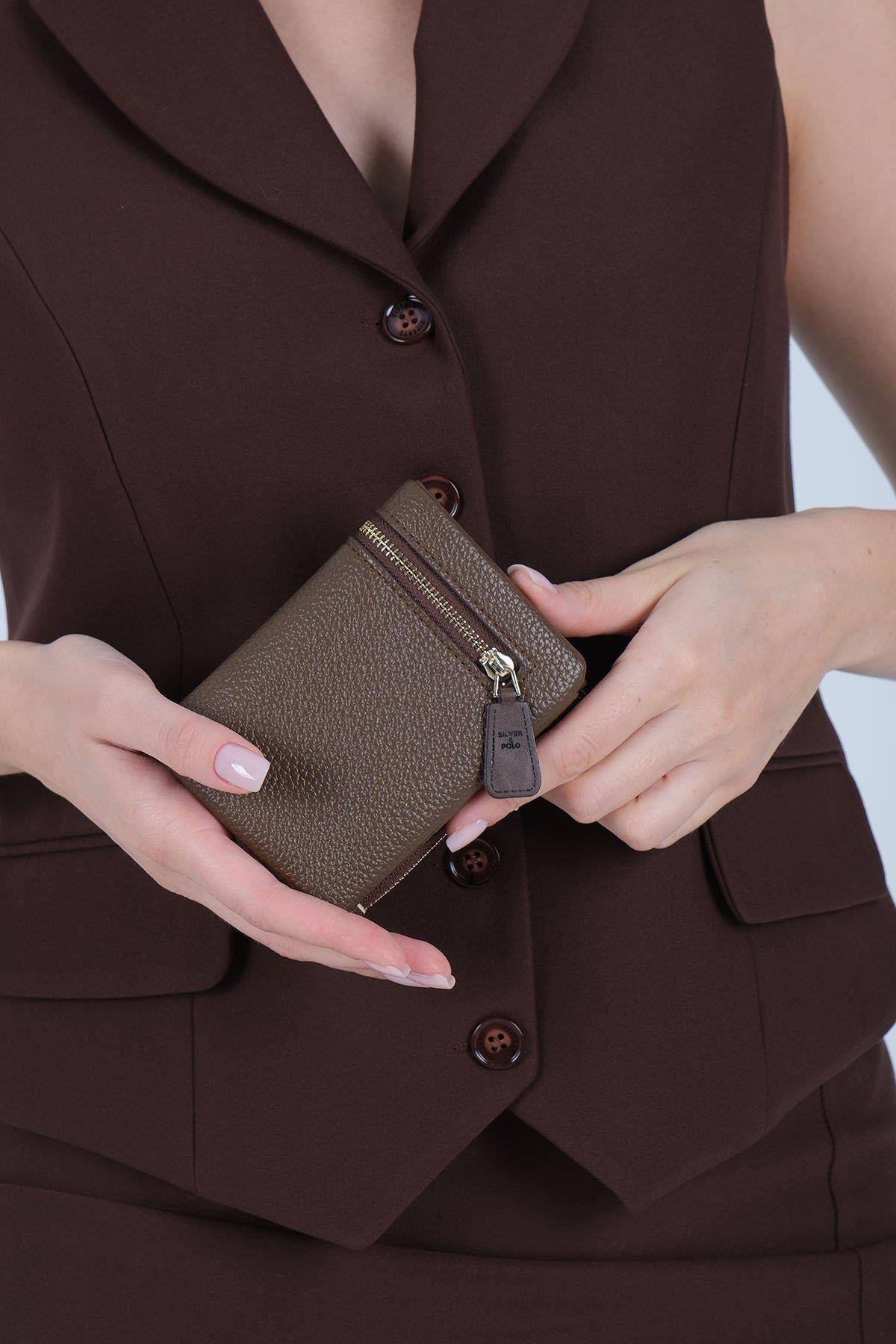 Silver Polo SP1197 Cüzdan & Kartlık D.Rolax Kahve-Kahve