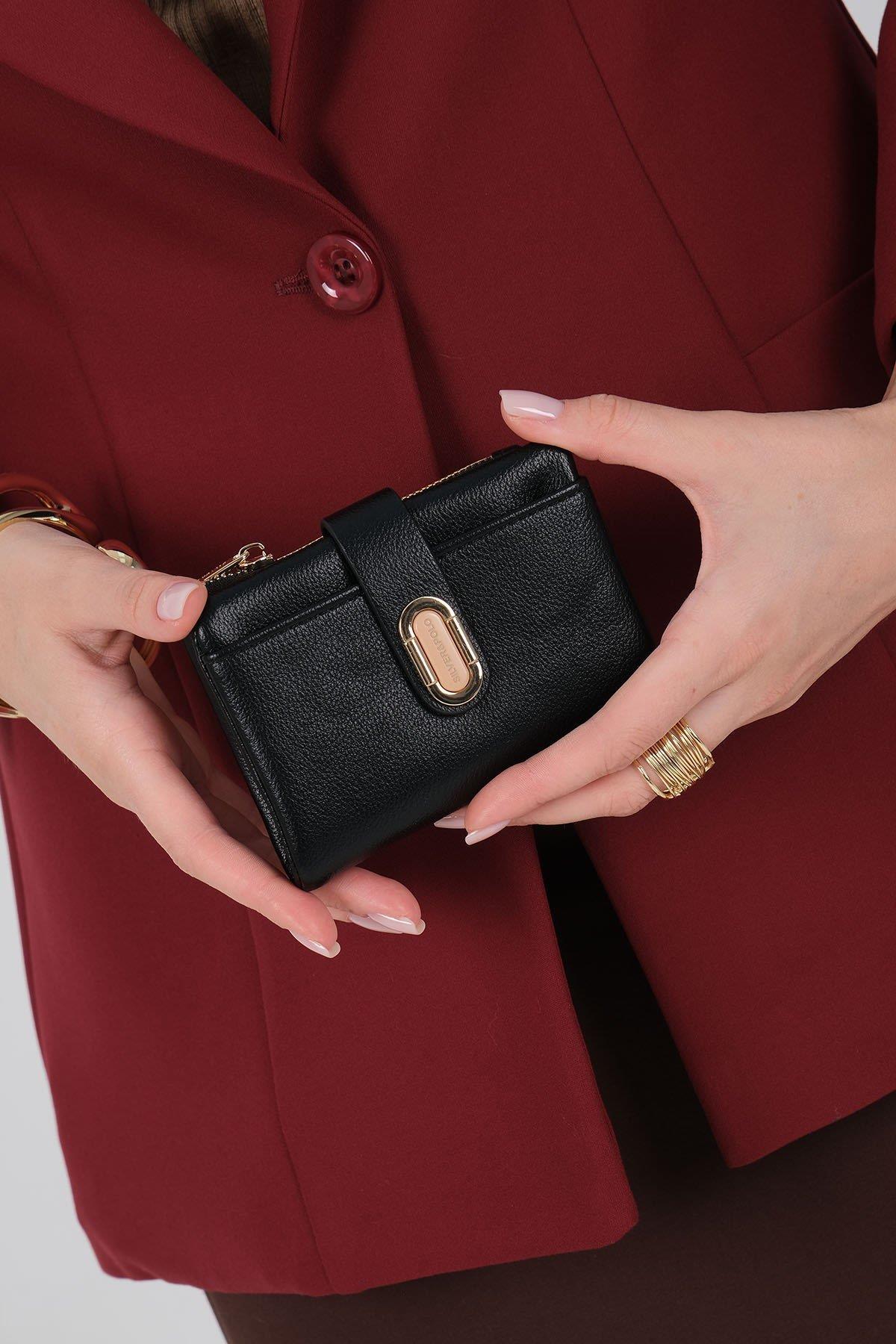 Silver & Polo SP1199 Cüzdan & Kartlık  Siyah