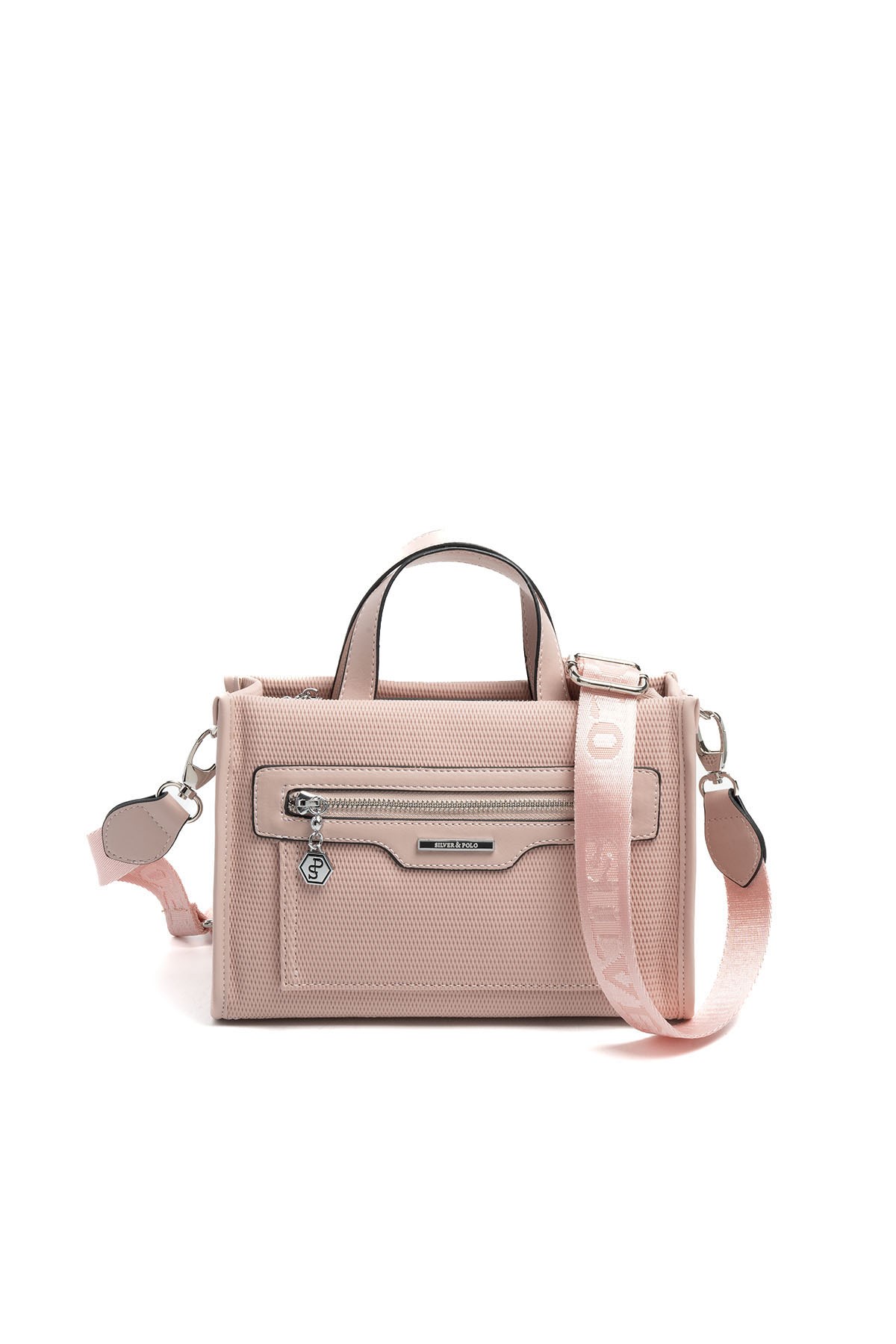 Silver Polo SP1271 Kadın El Çantası Petek Pink-Pink