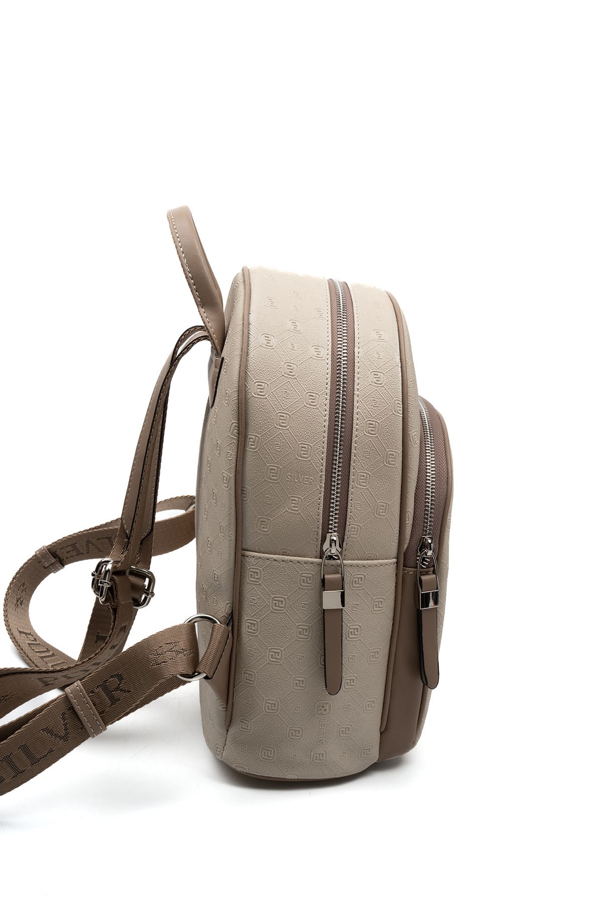 Silver Polo SP1062 Kadın Sırt Çantası Fashion Bej-Latte