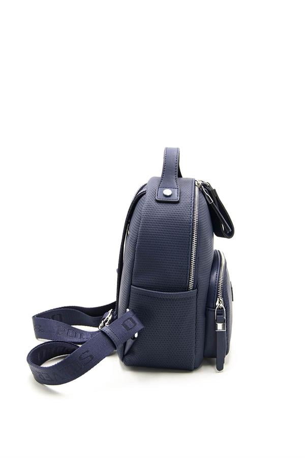 Silver Polo Lacivert - Lacivert Petek Kadın Sırt Çantası SP1130