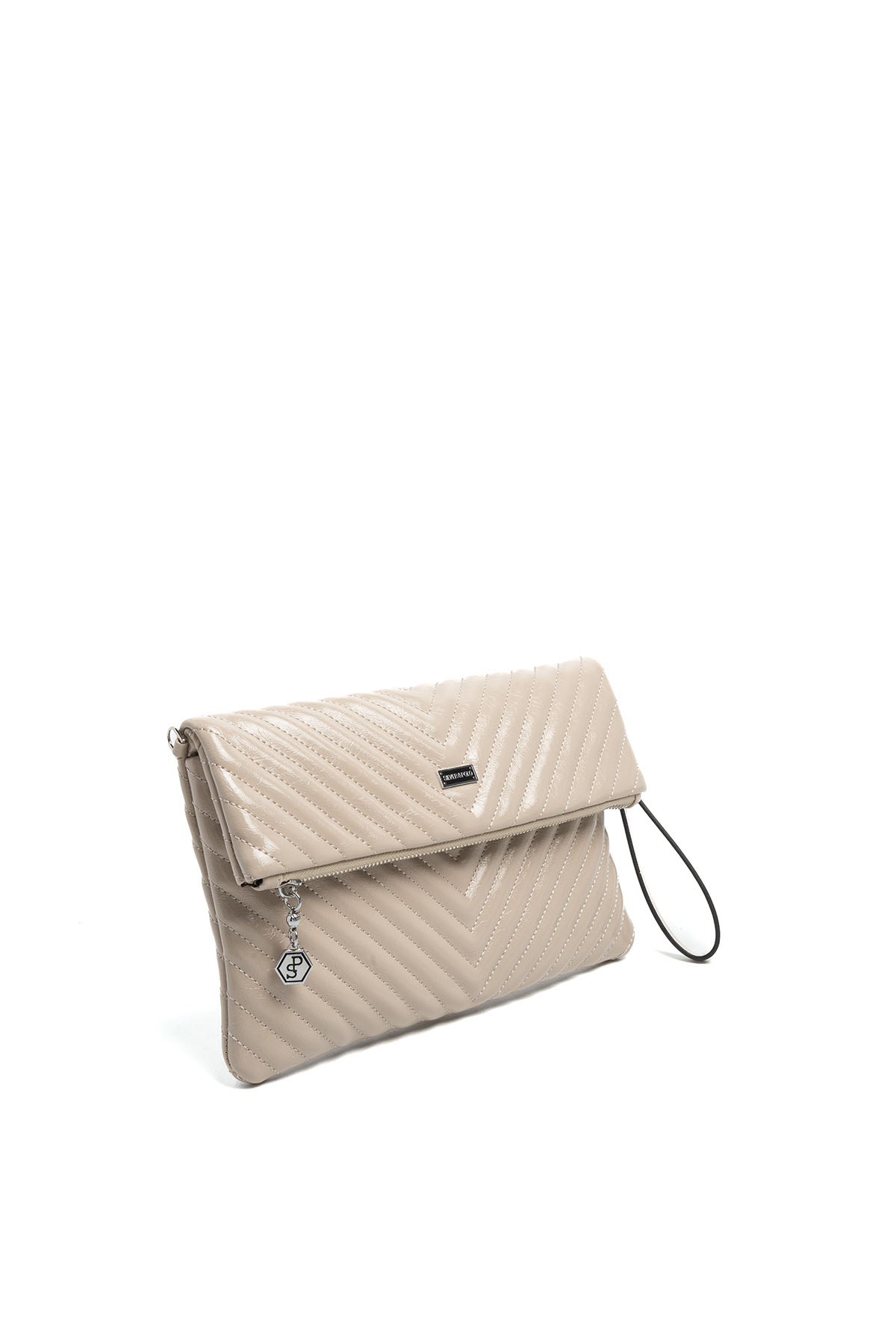 Silver Polo Vizon - Vizon Kapitone V Kadın Portföy ve Clutch El Çantası SP1134