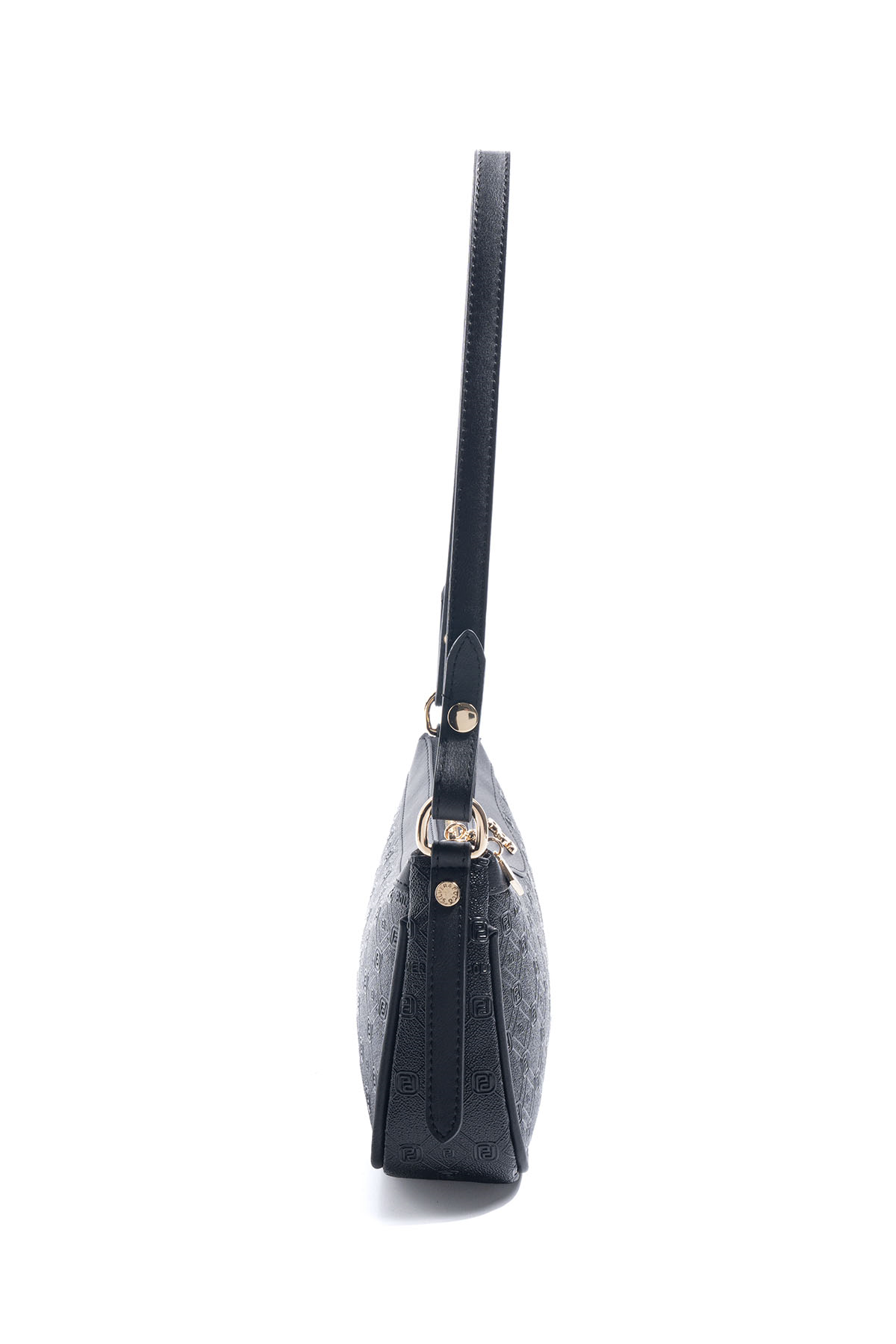 Silver Polo Siyah - Siyah Logolu Kadın Çapraz Çanta SP1274