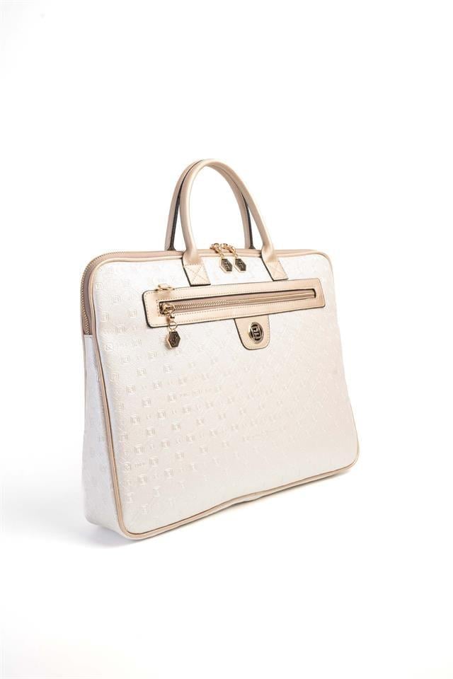 Silver & Polo SP1175 Kadın Laptop & Evrak Çantası Logolu Sedef-S.Nut