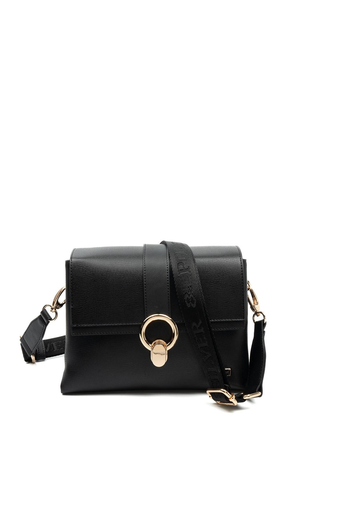 Silver & Polo SP1275 Kadın Çapraz Çanta Düz Siyah-Siyah