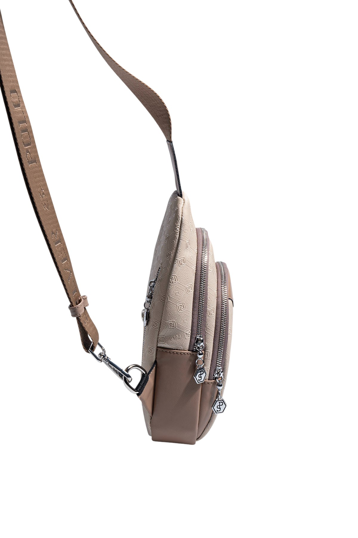 Silver & Polo SP959 Kadın Vücut Çantası Fashion Bej-Latte