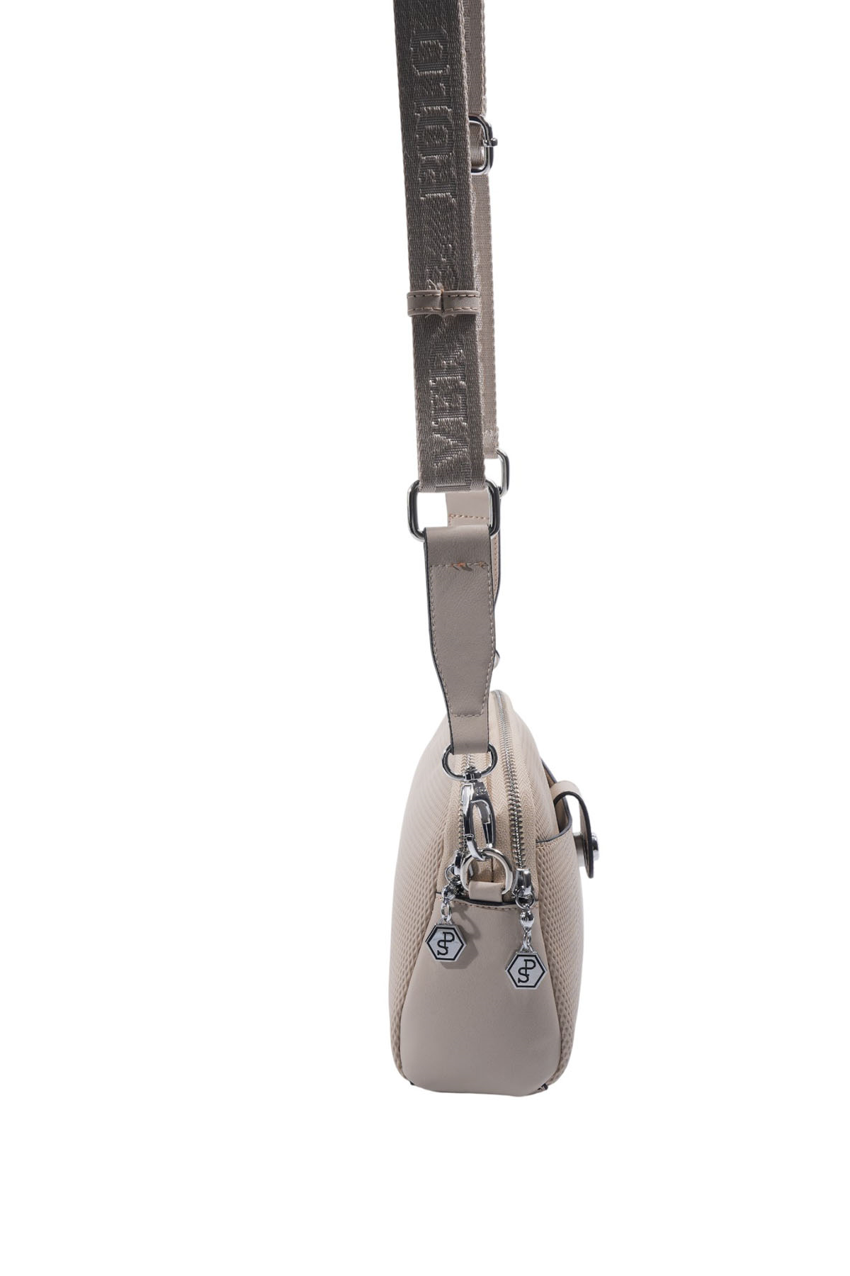 Silver & Polo SP1144 Kadın Çapraz Çanta Petek Kum Beji