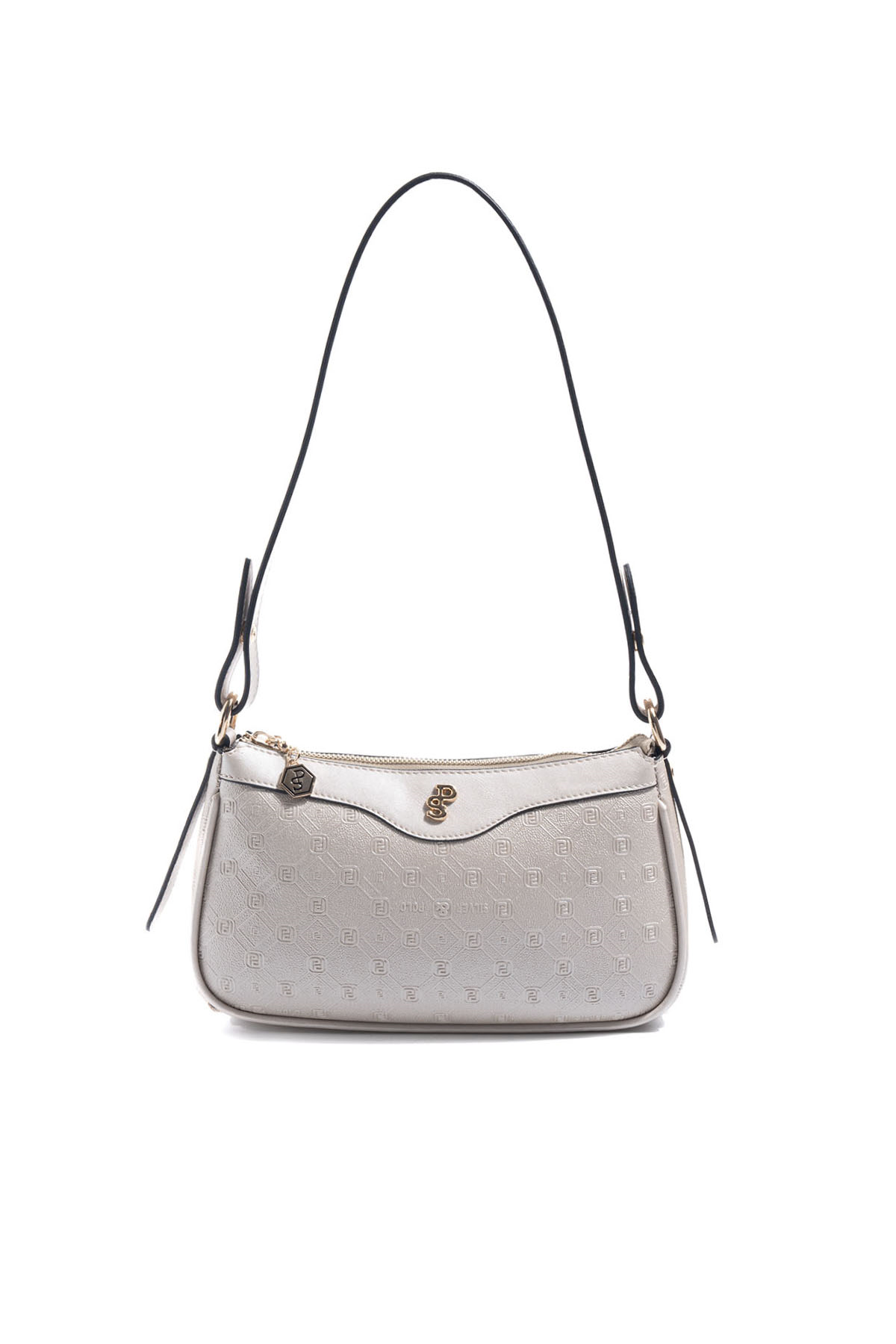 Silver Polo SP1274 Kadın Çapraz Çanta Logolu Bej-S.Bej