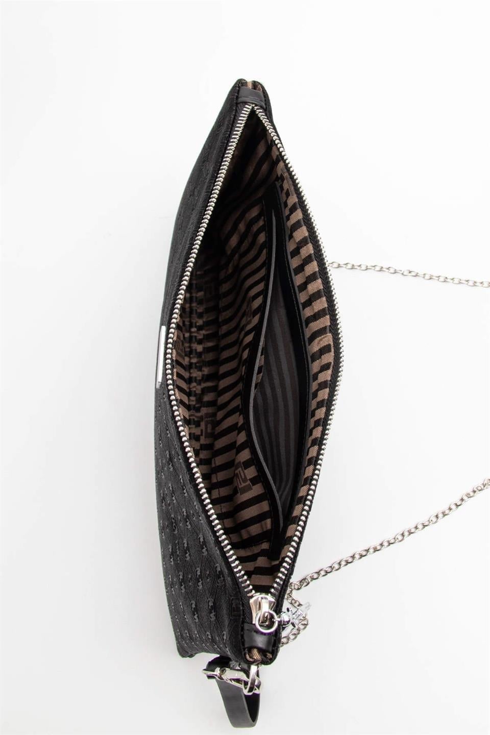 Silver Polo Siyah - Siyah Fashion Kadın Portföy ve Clutch El Çantası SP1034