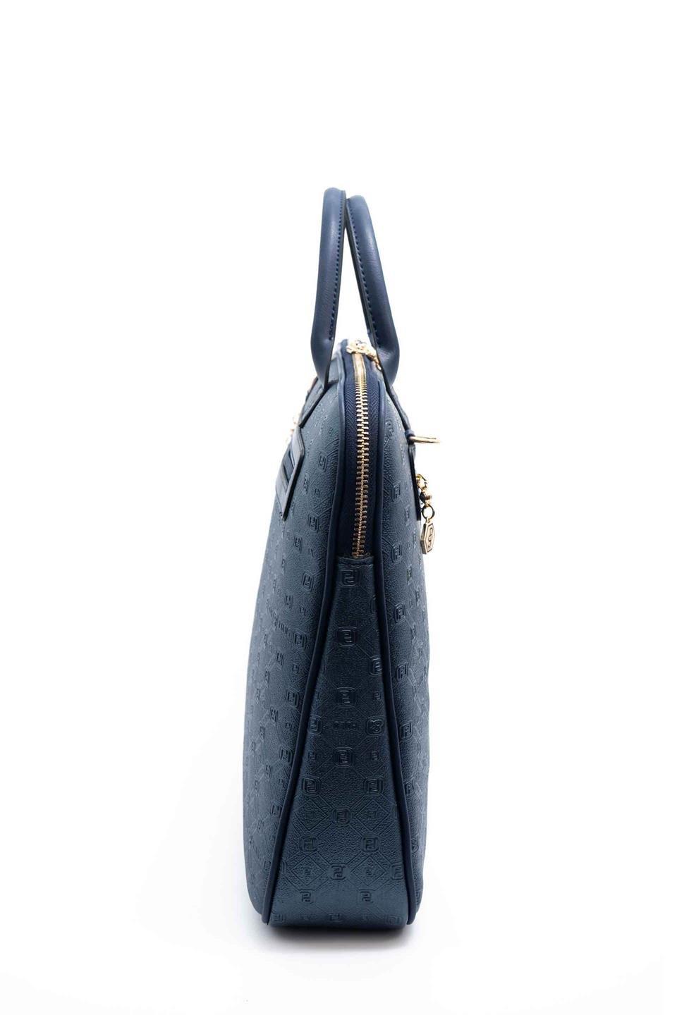 Silver & Polo SP1175 Kadın Laptop & Evrak Çantası Logolu Lacivert