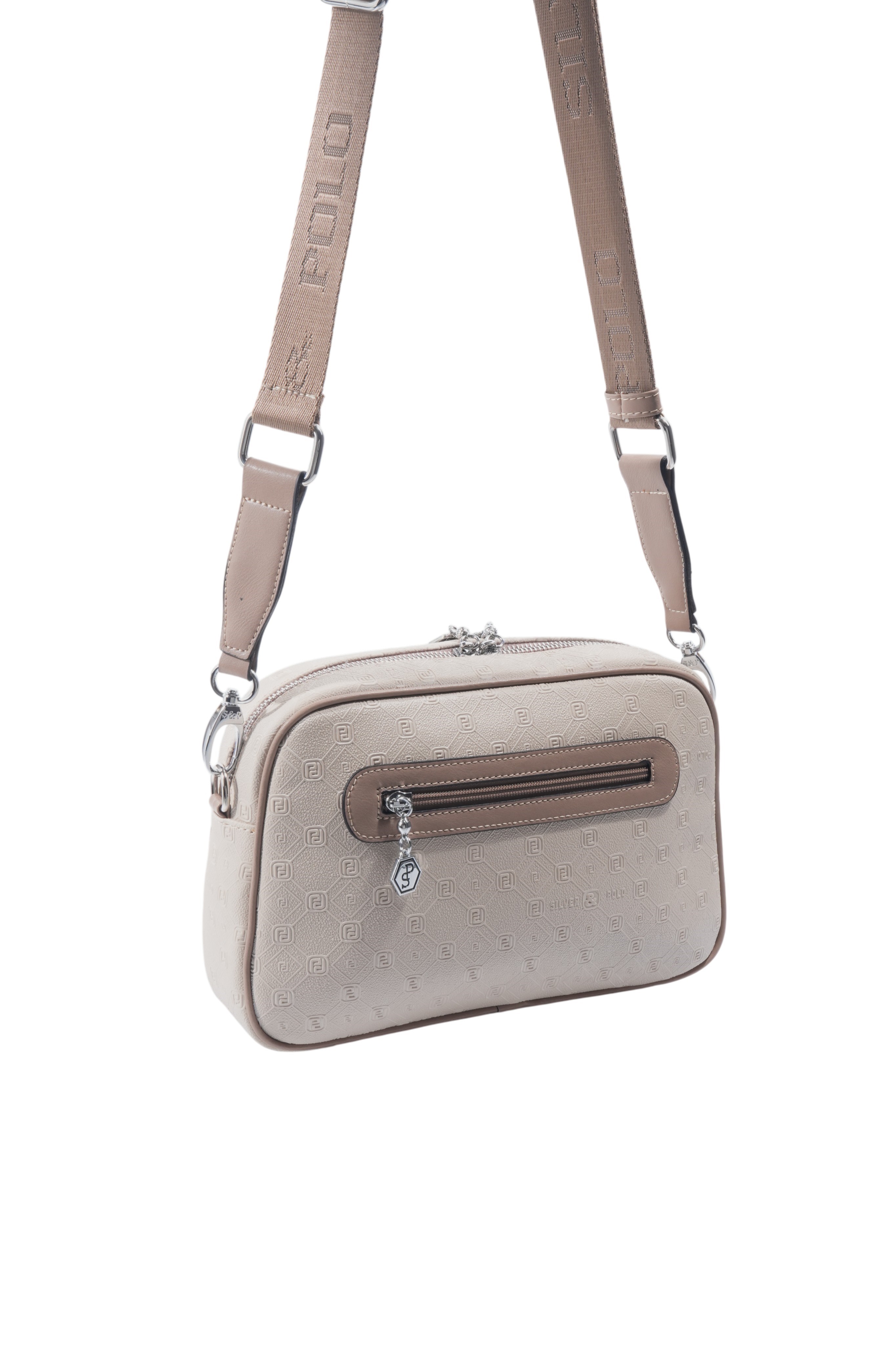 Silver Polo SP1094 Kadın Çapraz Çanta Fashion Bej-Latte