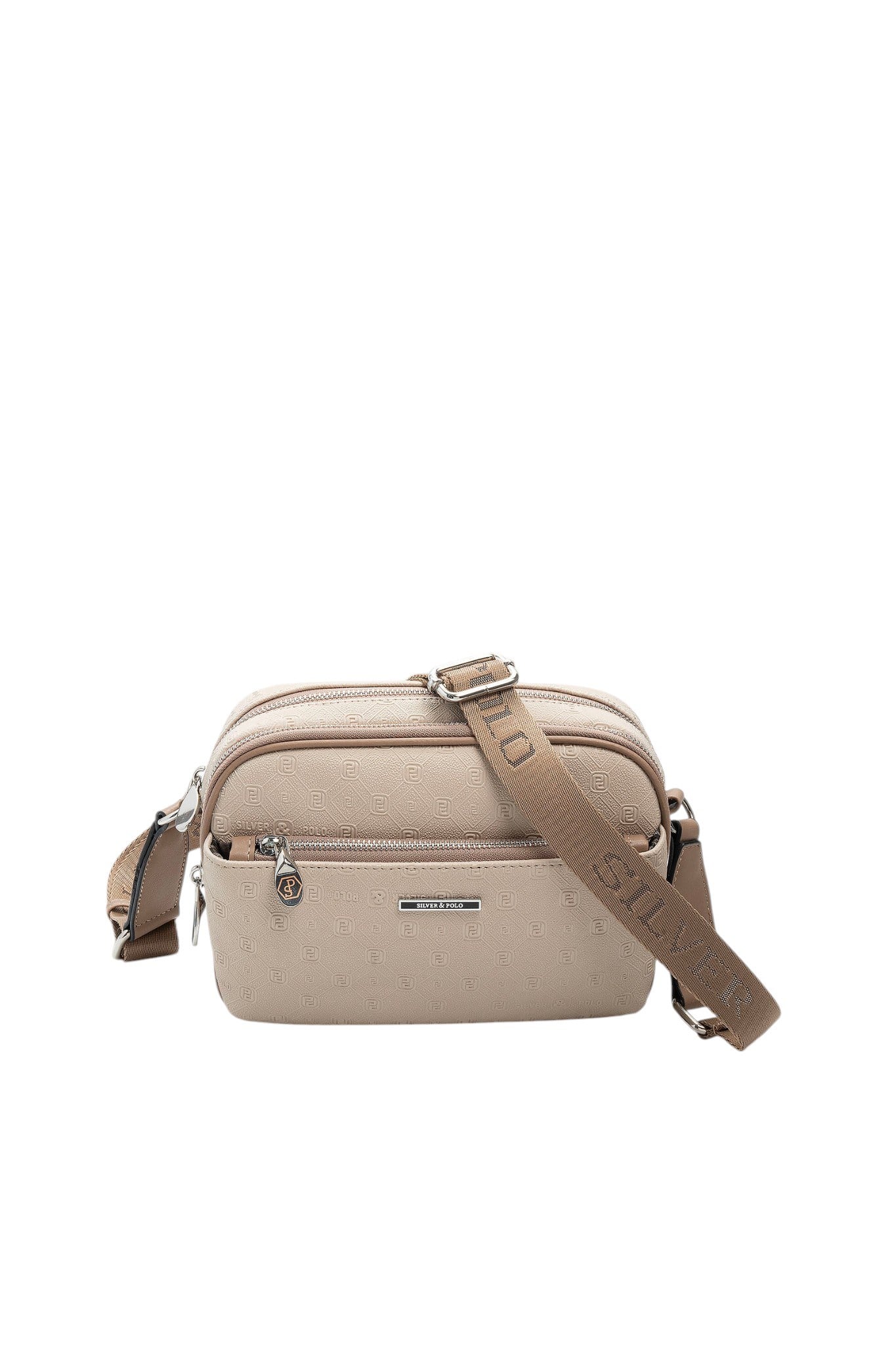 Silver Polo Bej - Latte Fashion Kadın Çapraz Çanta SP1162