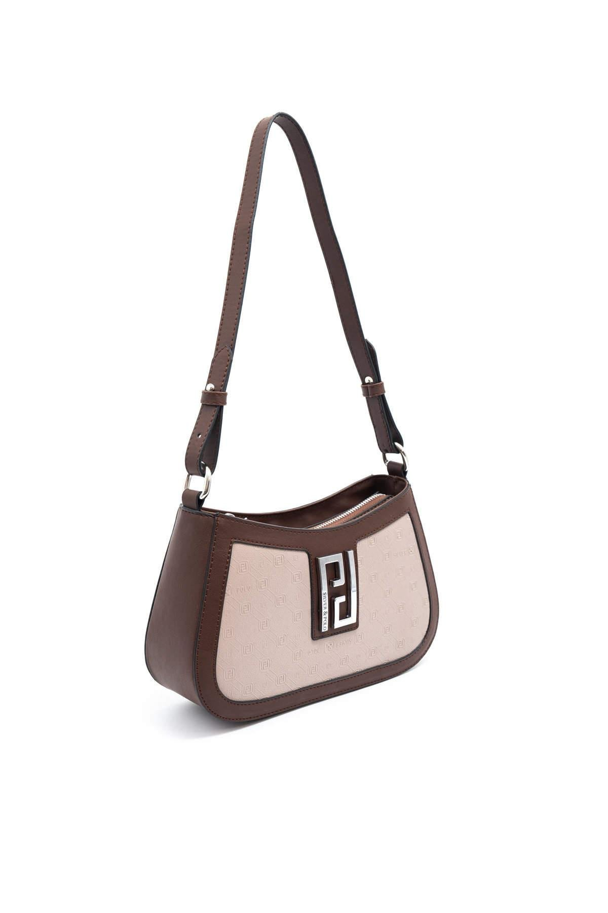 Silver Polo A.Vizon - Kahve Fashion Kadın Çapraz Çanta SP1132