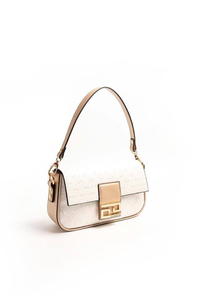 Silver Polo SP1179 Kadın Omuz Çantası Logolu Sedef-S.Nut