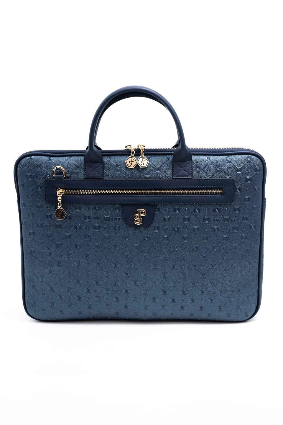 Silver & Polo SP1175 Kadın Laptop & Evrak Çantası Logolu Lacivert