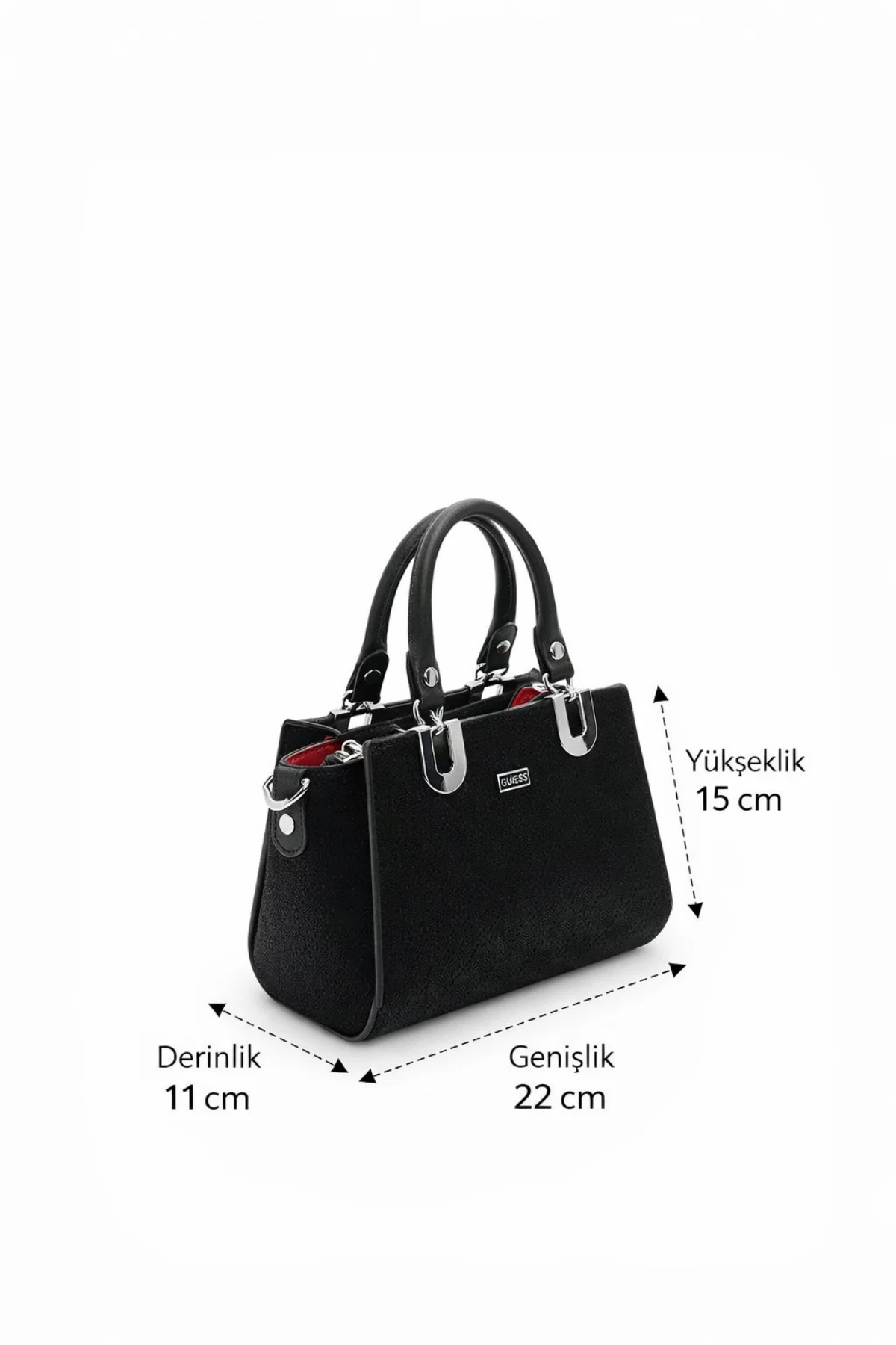 Silver Polo SP1281 Kadın El Çantası Fashion Siyah-Siyah