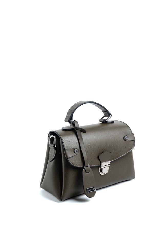 Silver & Polo SP1159 Kadın El Çantası Düz Zeytuni