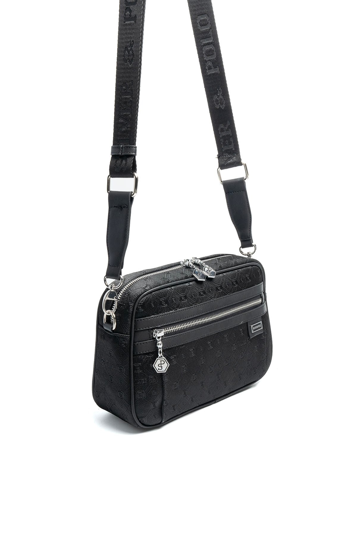 Silver Polo Siyah - Siyah Fashion Kadın Çapraz Çanta SP1280
