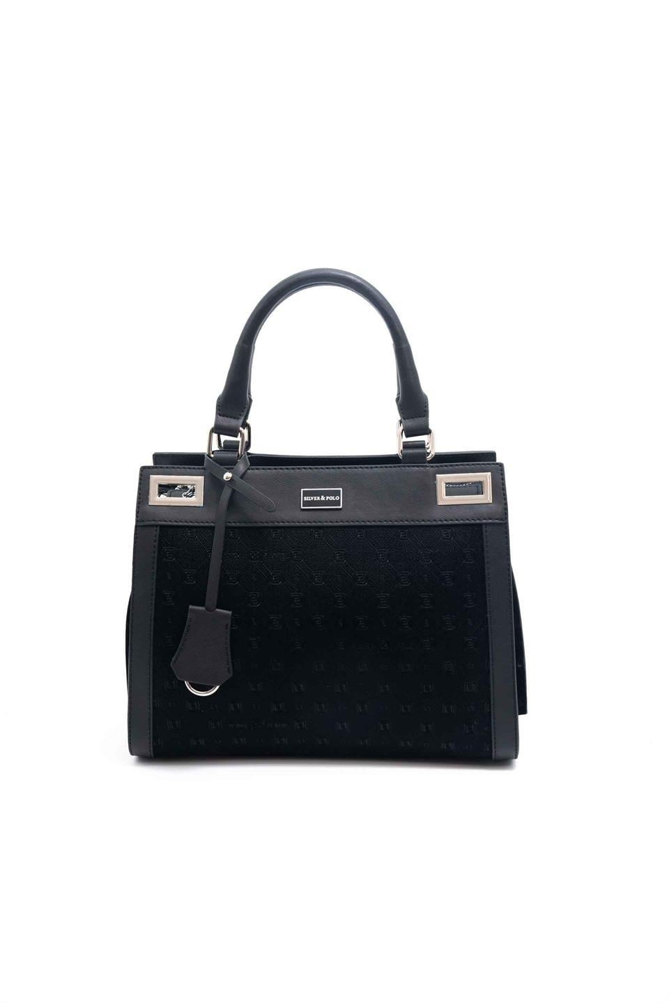 Silver Polo SP1174 Kadın El Çantası Fashion Siyah-Siyah