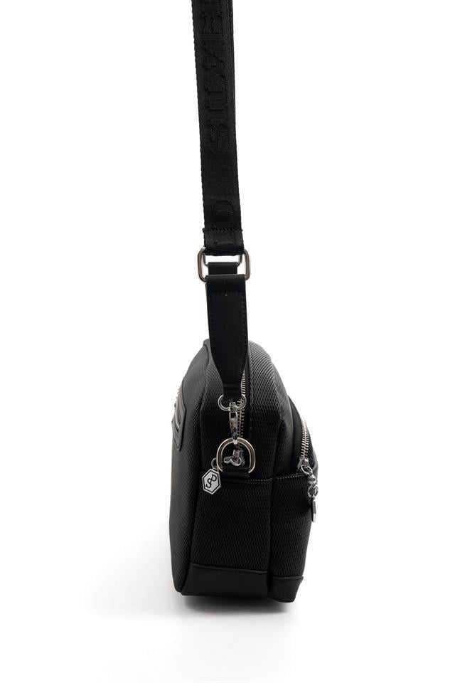 Silver & Polo SP1201 Kadın Çapraz Çanta Petek Siyah