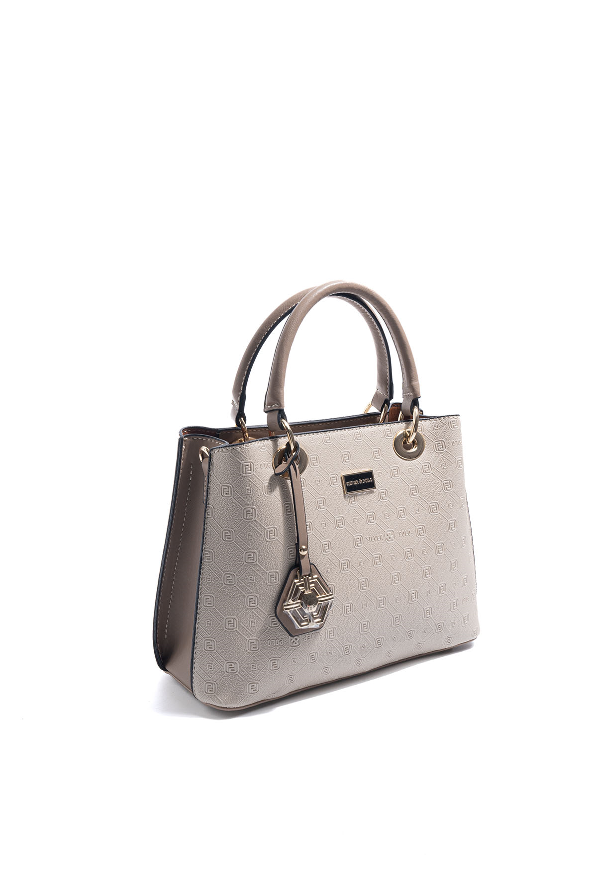 Silver & Polo SP1272 Kadın El Çantası Fashion Bej-Latte