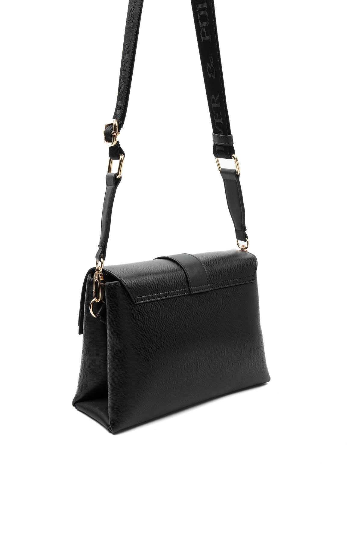 Silver & Polo SP1275 Kadın Çapraz Çanta Düz Siyah-Siyah