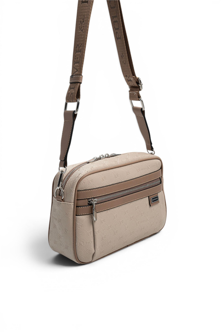 Silver & Polo SP1280 Kadın Çapraz Çanta Fashion Bej-Latte