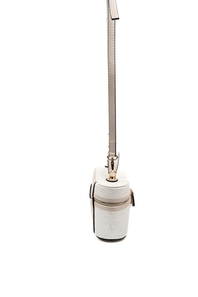 Silver Polo SP1195 Kadın El Çantası Logolu Sedef-S.Bej