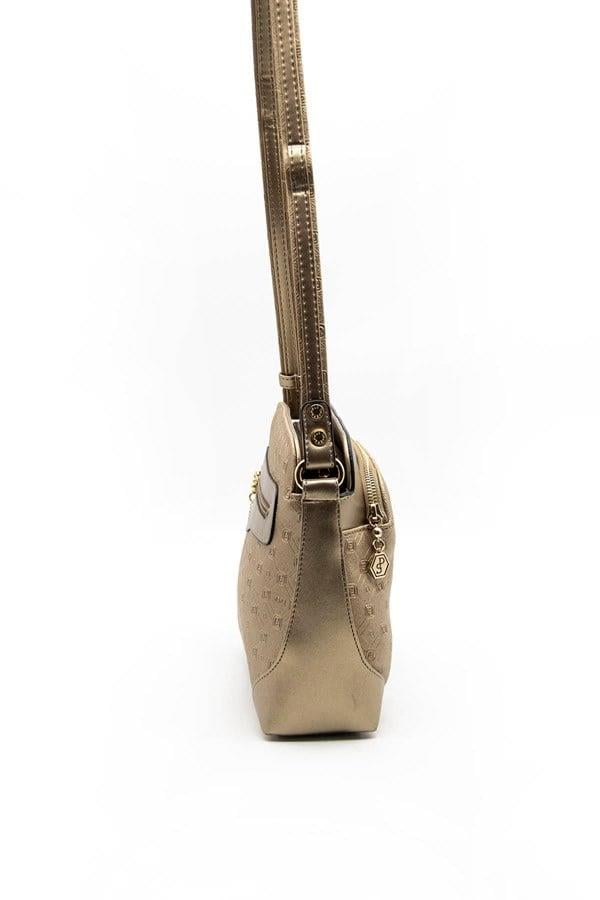 Silver Polo Bronz - Bronz Logolu Kadın Çapraz Çanta SP364