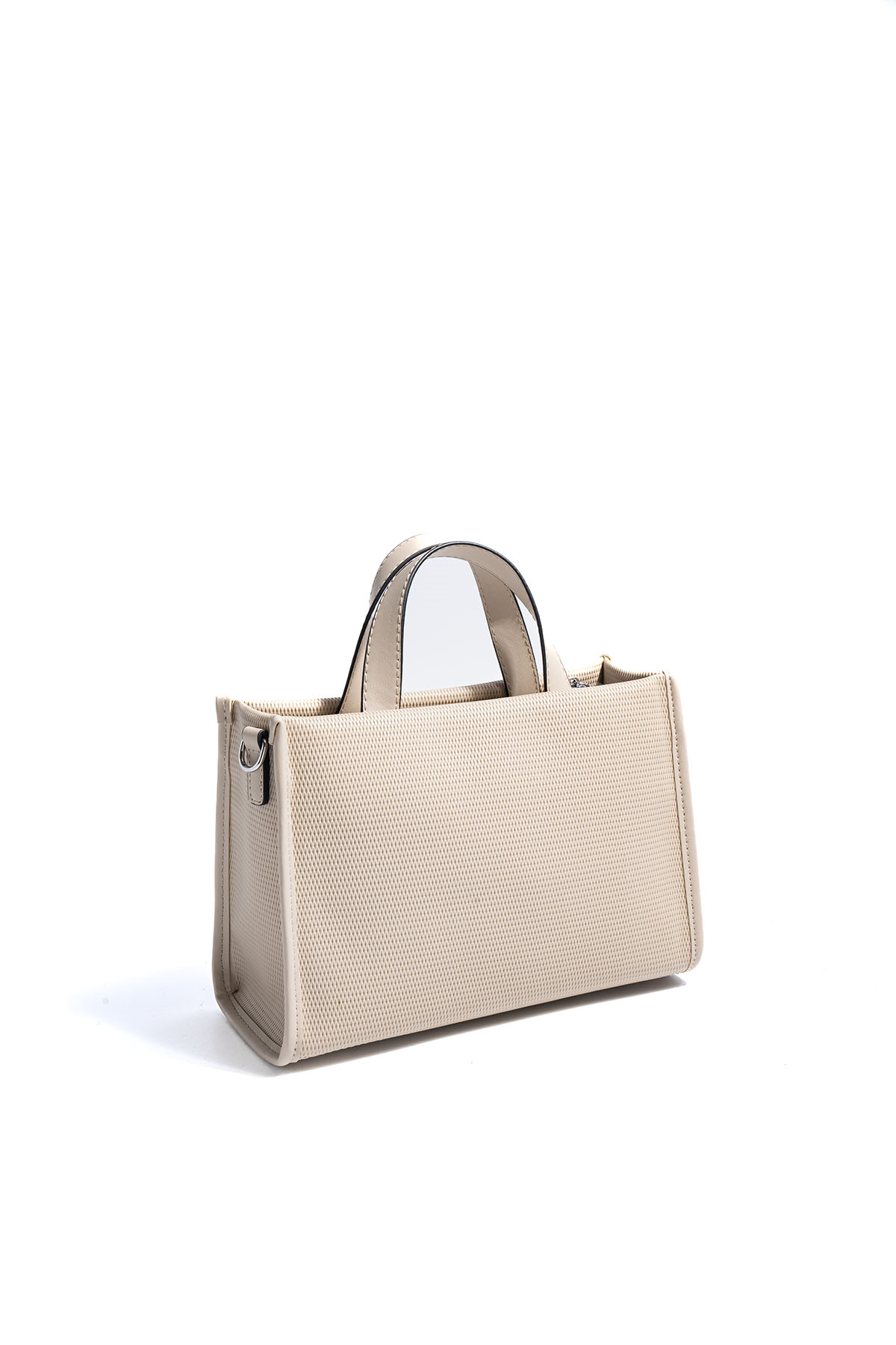 Silver & Polo SP1271 Kadın El Çantası Petek Kum Beji-Kum Beji