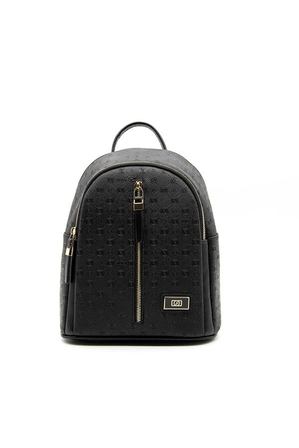 Silver & Polo SP901 Kadın Sırt Çantası Logolu Siyah