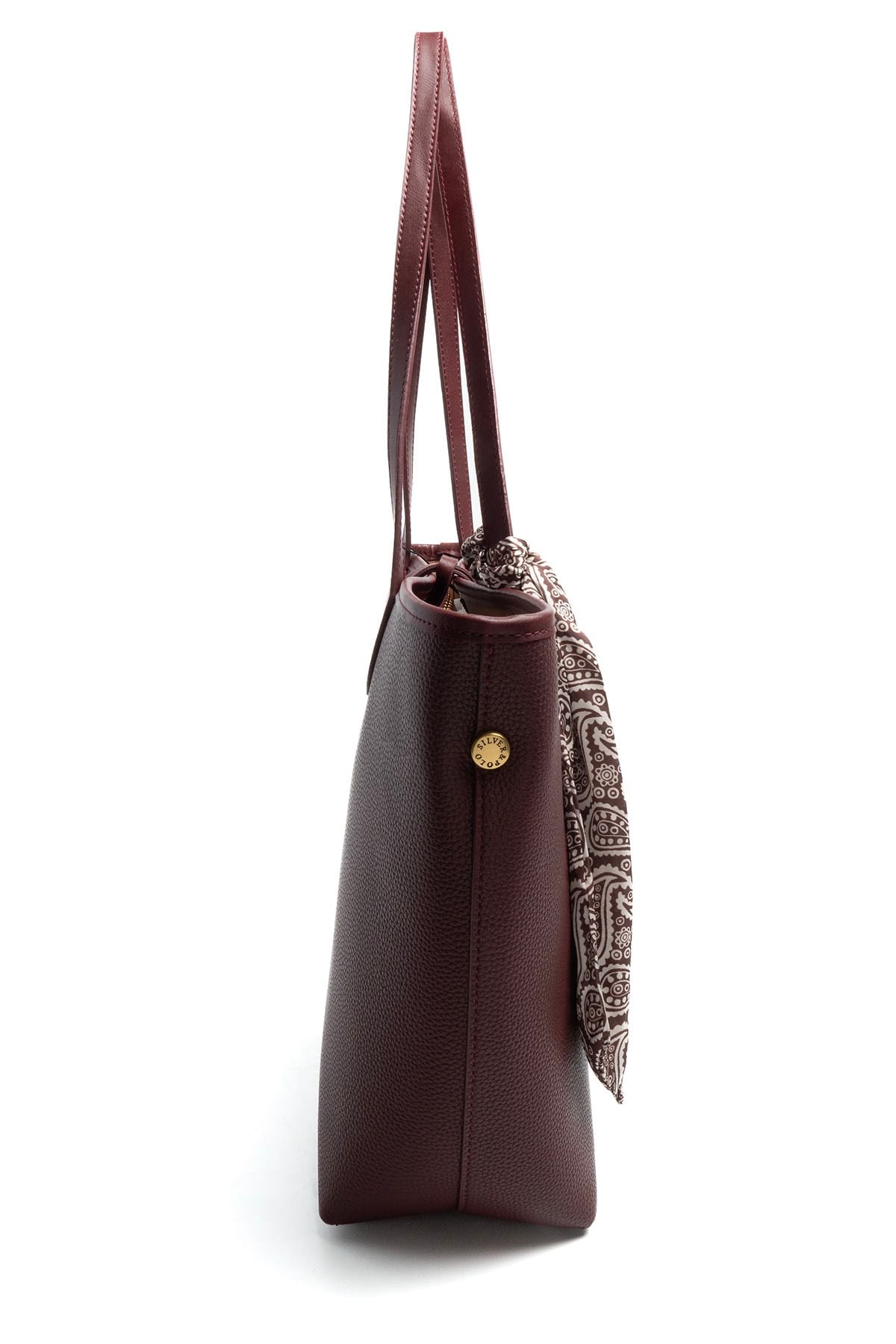Silver Polo SP1247 Kadın Omuz Çantası Mini Rolax Bordo-Bordo