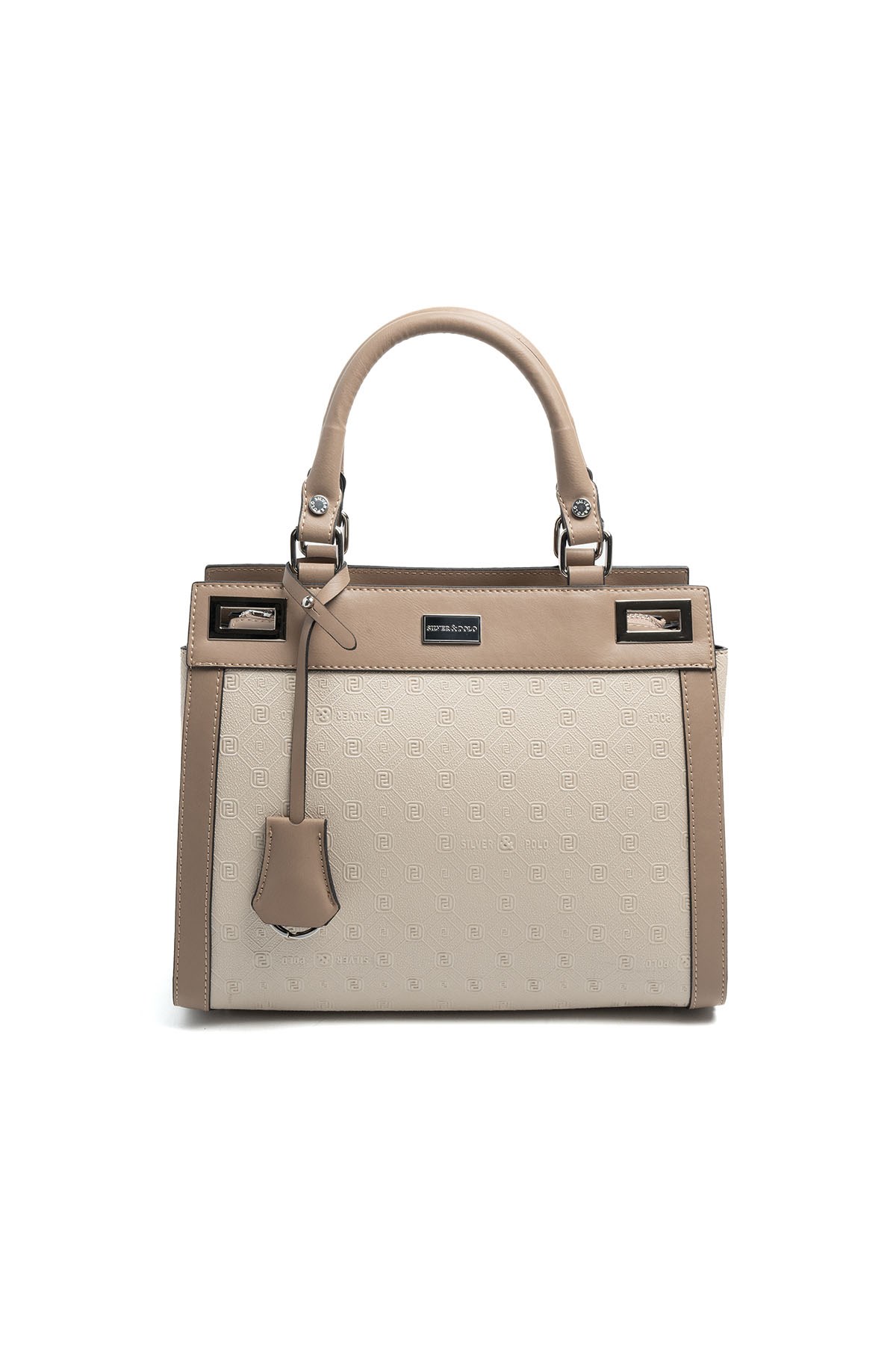 Silver Polo Bej - Latte Fashion Kadın El Çantası SP1174