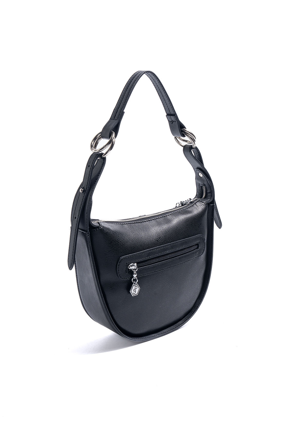 Silver & Polo SP1270 Kadın Omuz Çantası Düz Siyah