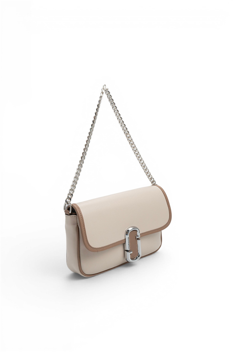 Silver & Polo SP1171 Kadın Omuz Çantası Düz Bej-Latte