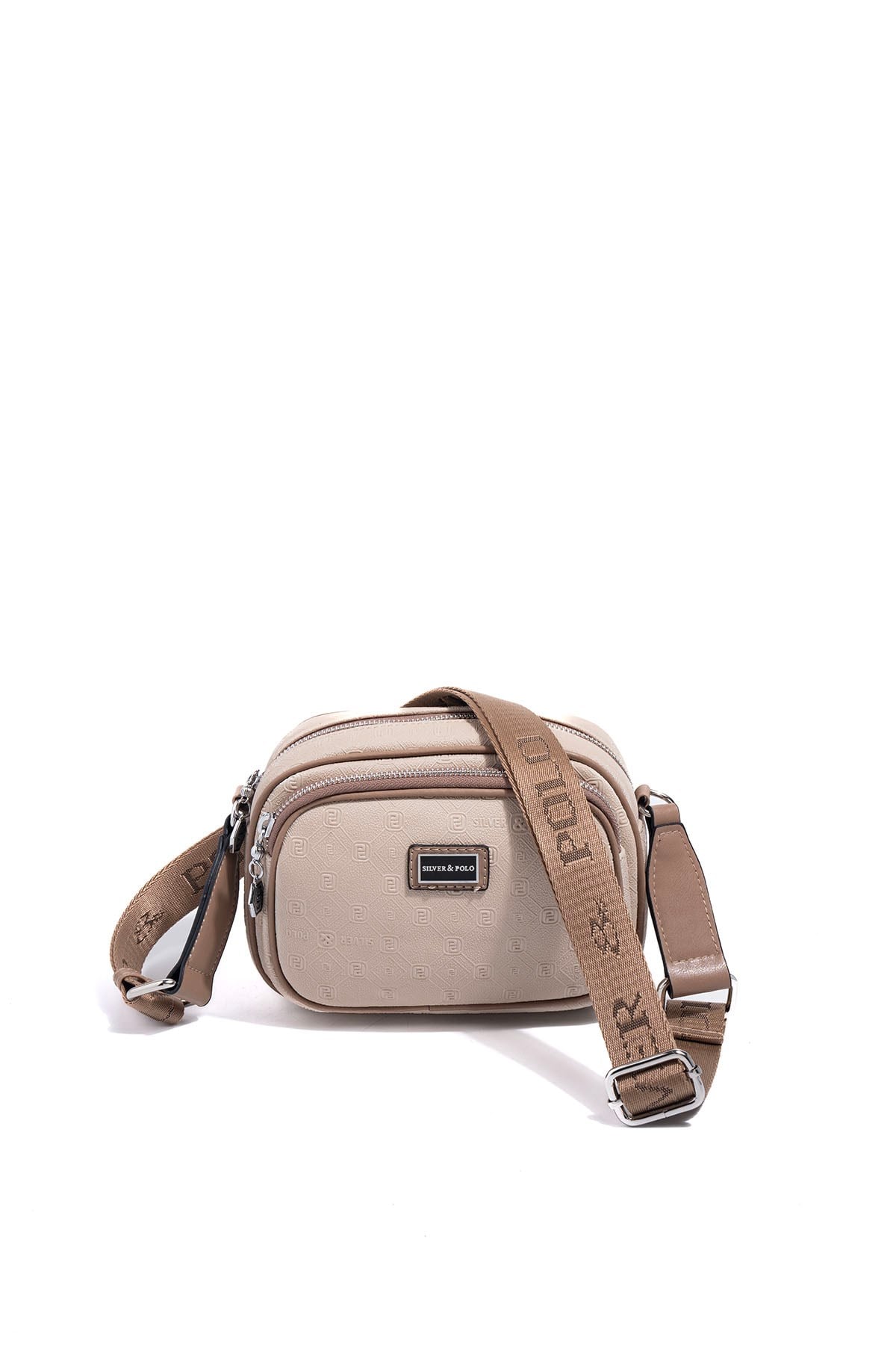 Silver Polo SP1111 Kadın Çapraz Çanta Fashion Bej-Latte