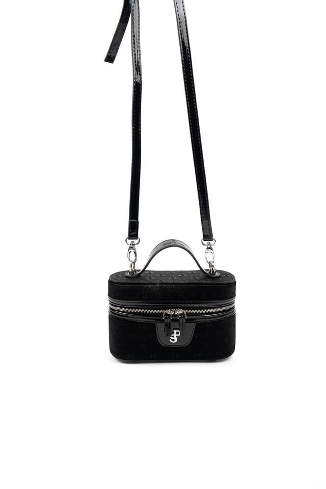 Silver & Polo SP1195 Kadın El Çantası Fashion Siyah-Rugan Siyah