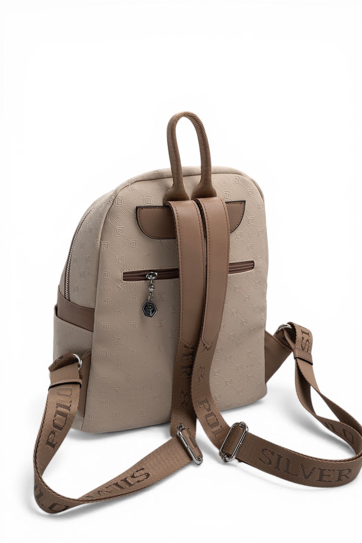 Silver Polo Bej - Latte Fashion Kadın Sırt Çantası SP926