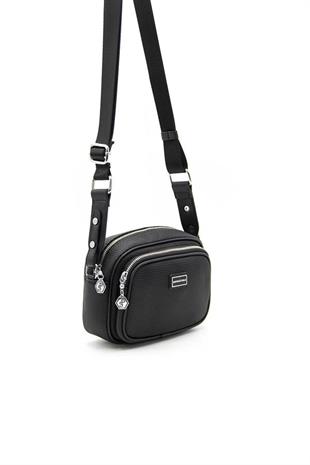 Silver & Polo SP1111 Kadın Çapraz Çanta Petek Siyah