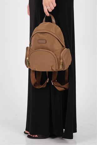 1208 Kadın Sırt Çantası  Tütün-Kahve