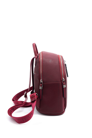 Silver & Polo SP901 Kadın Sırt Çantası Petek Bordo