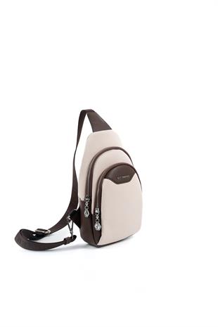 Silver & Polo Bej - Kahve SP959 Kadın Çanta Modelleri>Vücut Çantası